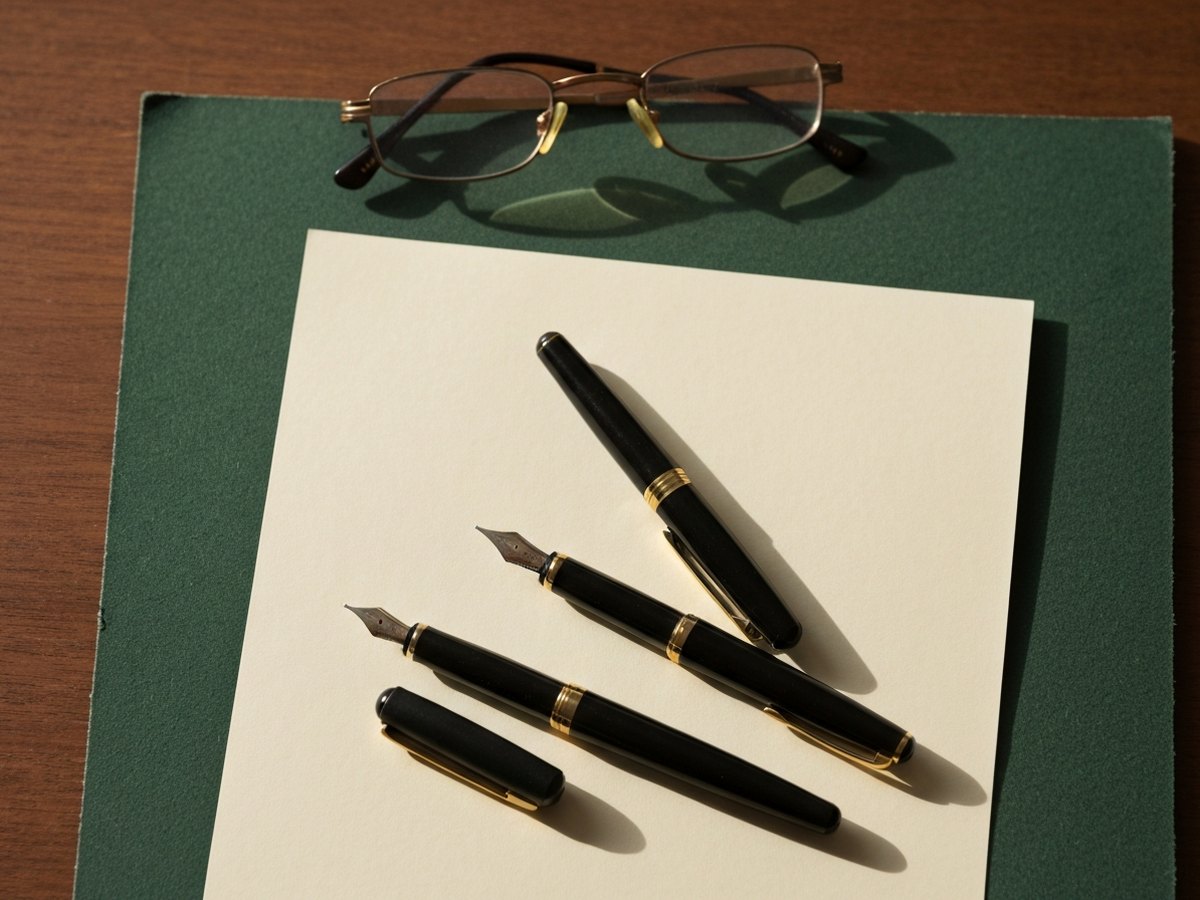 A pen resting on a signature line of a loan agreement beside a pair of reading glasses.